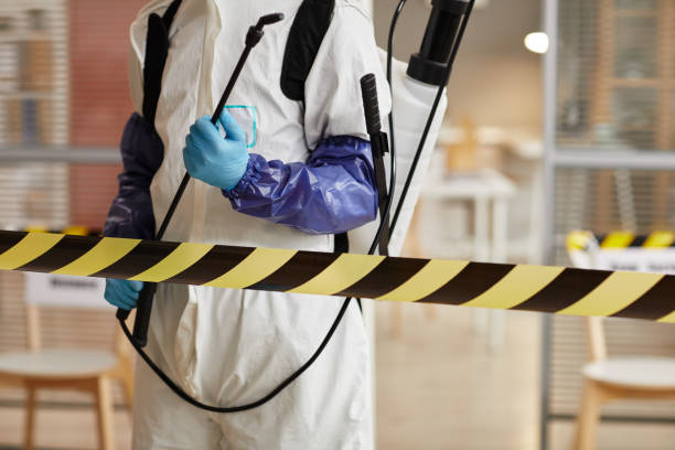 Professional Biohazard Cleanup technician working in Fremont, NH